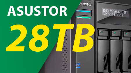 Storage NAS Asustor 28TB, seu Servidor de Armazenamento de Dados