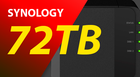 Storage NAS Synology 72TB, Sistemas Flash e Hard Disk Drive