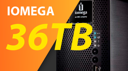 Storage NAS Storcenter Iomega 36TB - PX6 300d, IX12 300r e PX12 450r