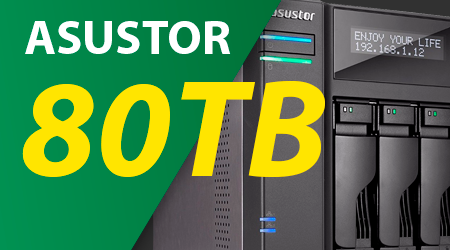 Storage NAS Asustor 80TB, seu Servidor de Armazenamento de Dados