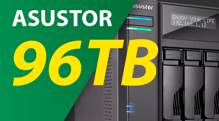 Storage NAS Asustor 96TB, seu Servidor de Armazenamento de Dados