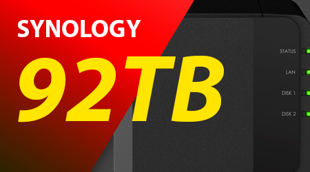 Storage NAS Synology 92TB, Distribuidor Autorizado Brasil