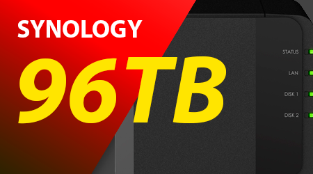 Storage NAS Synology 96TB, Distribuidor Autorizado Brasil