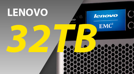 Storage NAS Storcenter Lenovo 32TB - IX4 200d, PX4 300d, IX12 300r e PX12