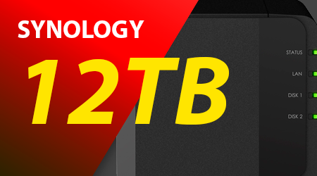 Storage NAS Synology 12TB Diskstation e Rackstation SATA