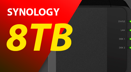 Storage NAS Synology 8TB SATA Diskstation e Rackstation