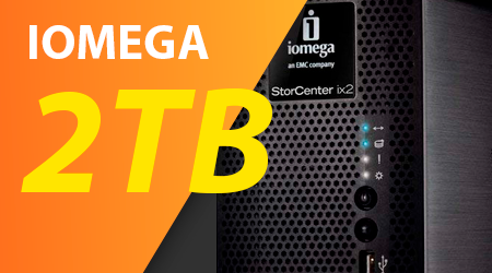 Storage NAS Storcenter Iomega 2TB - IX2 200 e PX2 300d