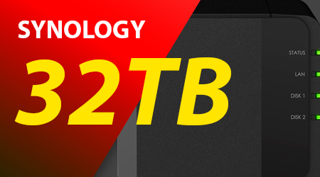 Storage NAS Synology 32TB, Distribuidor Autorizado Brasil