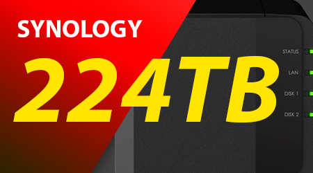 Storage NAS Synology 224TB, Distribuidor Autorizado Brasil