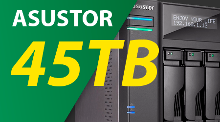Storage NAS Asustor 45TB, seu Servidor de Armazenamento de Dados