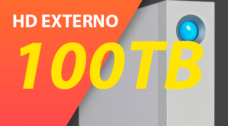 HD Externo 100TB, As melhores marcas e o melhor preço