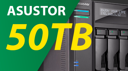 Storage NAS Asustor 50TB, seu Servidor de Armazenamento de Dados