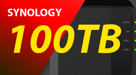 Storage NAS Synology 100TB, Distribuidor Autorizado Brasil