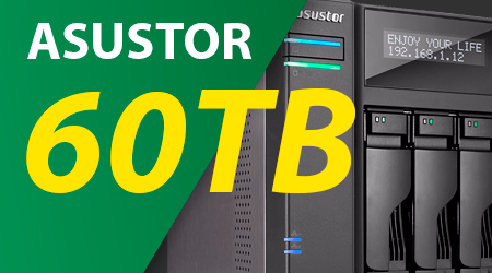 Storage NAS Asustor 60TB, seu Servidor de Armazenamento de Dados