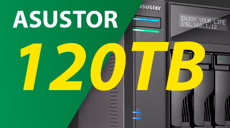 Storage NAS Asustor 120TB, seu Servidor de Armazenamento de Dados