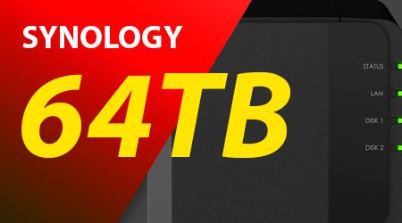 Storage NAS Synology 64TB, Distribuidor Autorizado Brasil