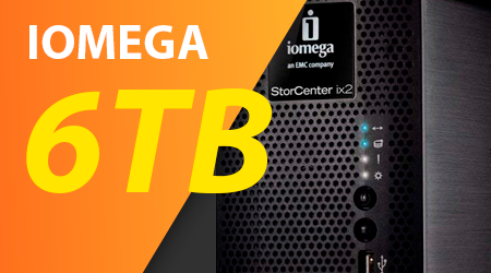 Storage NAS Storcenter Iomega 6TB - IX2 200d, PX2 300d e PX6 300d