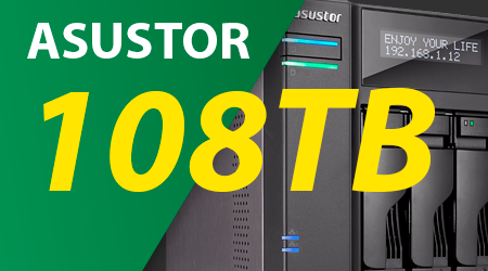 Storage NAS Asustor 108TB, seu Servidor de Armazenamento de Dados