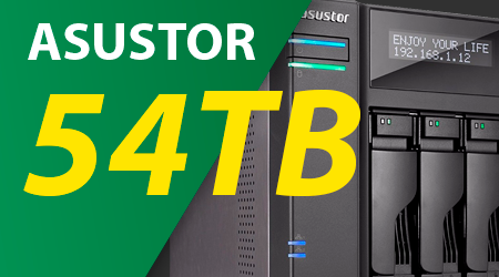 Storage NAS Asustor 54TB, seu Servidor de Armazenamento de Dados