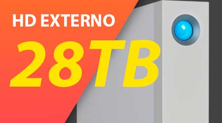 HD Externo 28TB, As melhores marcas e o melhor preço