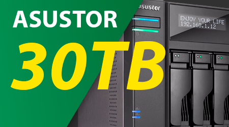 Storage NAS Asustor 30TB, seu Servidor de Armazenamento de Dados