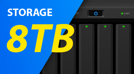 Storage 8TB – Servidor de Armazenamento NAS/DAS - SATA SAS e All Flash