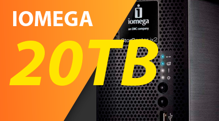 Storage NAS Storcenter Iomega 20TB - IX4 200d, PX4 300d, PX4 300r e PX4 400r