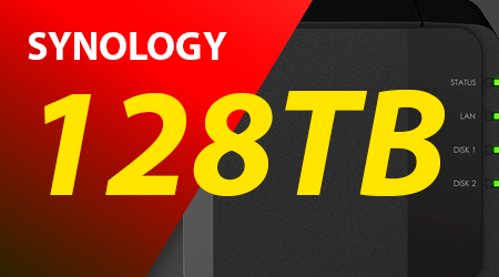 Storage NAS Synology 128TB, Distribuidor Autorizado Brasil