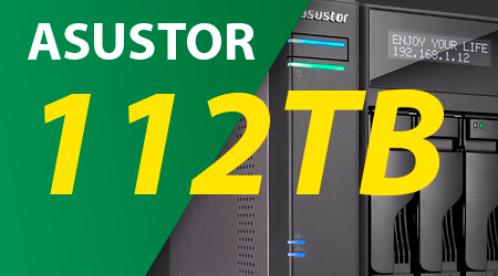 Storage NAS Asustor 112TB, seu Servidor de Armazenamento de Dados