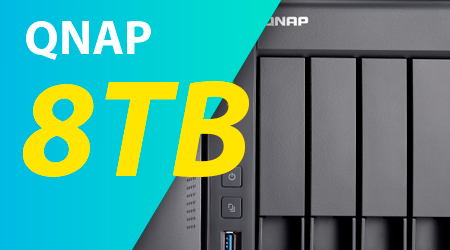 Storage NAS Qnap 8TB, Servidor de Armazenamento em Rede Seguro