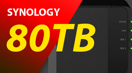 Storage NAS Synology 80TB SATA, Armazenamento Híbrido de Alta Performance