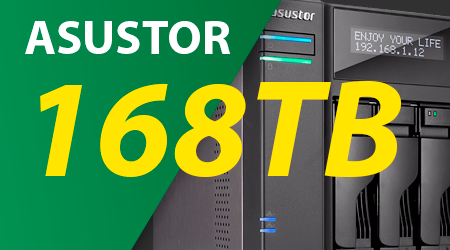 Storage NAS Asustor 168TB, seu Servidor de Armazenamento de Dados