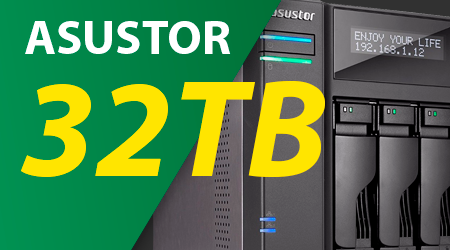 Storage NAS Asustor 32TB, seu Servidor de Armazenamento de Dados