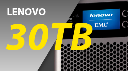 Storage NAS Storcenter Lenovo 30TB - PX6 300d, IX12 300r, PX12 400r e 450r