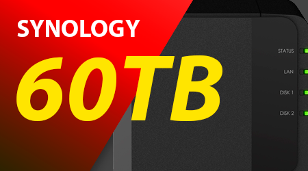 Storage NAS Synology 60TB, Distribuidor Autorizado Brasil