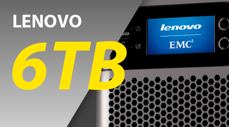 Storage NAS Storcenter Lenovo 6TB - IX2 200d, PX2 300d e PX6 300d
