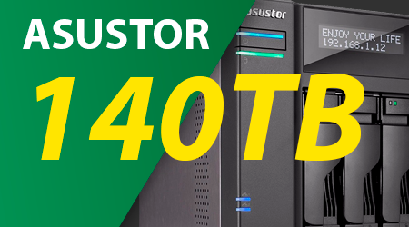 Storage NAS Asustor 140TB, seu Servidor de Armazenamento de Dados