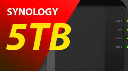 Storage NAS Synology 5TB SATA Rackstation e Diskstation