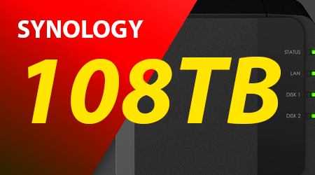 Storage NAS Synology 108TB, Distribuidor Autorizado Brasil