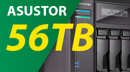 Storage NAS Asustor 56TB, seu Servidor de Armazenamento de Dados