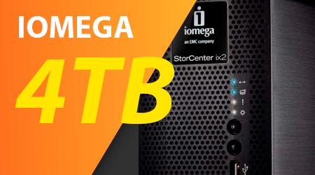 Storage NAS Storcenter Iomega 4TB - IX2 200, IX4 300d, PX2 300d e PX4 300d