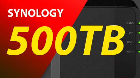 Storage NAS Synology 500TB, Distribuidor Autorizado Brasil