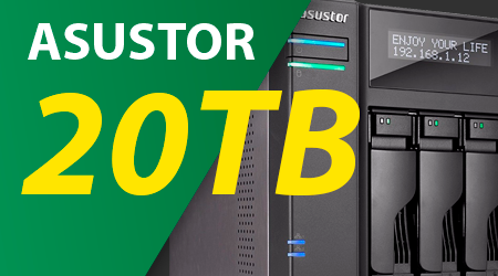 Storage NAS Asustor 20TB, seu Servidor de Armazenamento de Dados