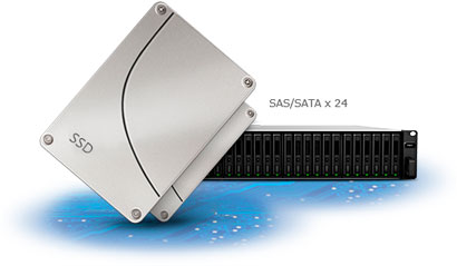Flexibilidade de armazenamento SSD Flash storage FS3017 Synology