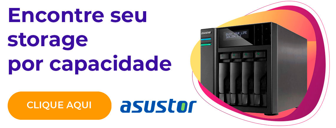 Encontre seu storage por capacidade - Asustor