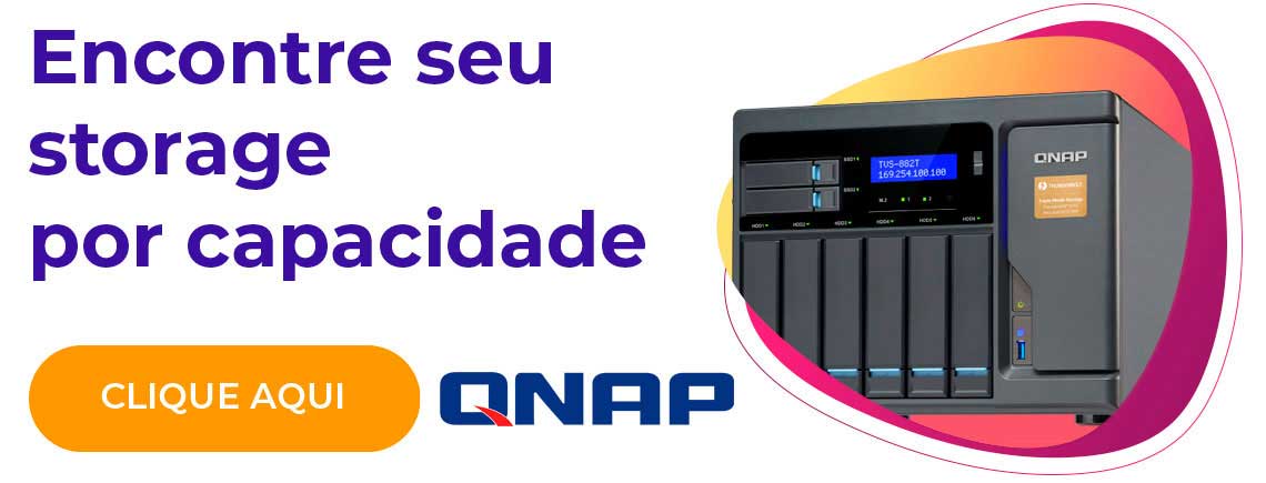 Encontre seu storage por capacidade - Qnap