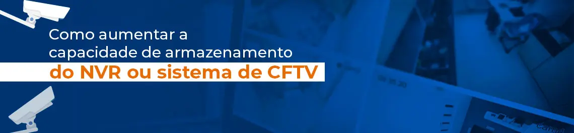 Armazenamento de NVR e sistema de cftv