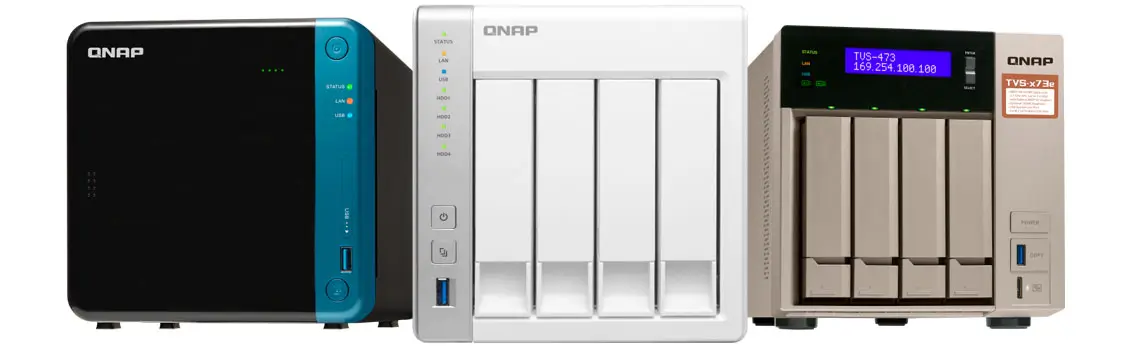 Storages NAS Qnap TS-453Be, TS-431P, TS-473e