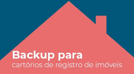 Equipamento de backup para os registros de imóveis