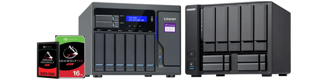 Hybrid Storage Qnap TVS-882 e TS-932X